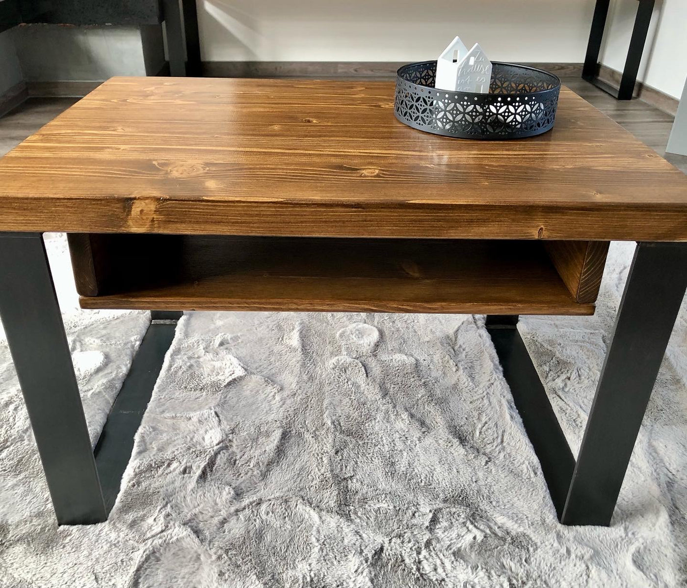 Couchtisch Massivholz industrie - design