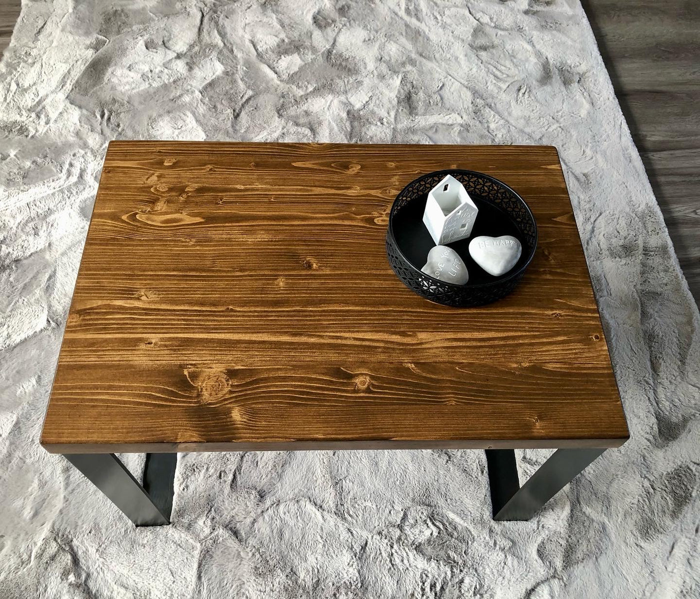 Couchtisch Massivholz industrie - design