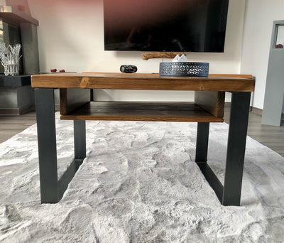 Couchtisch Massivholz industrie - design