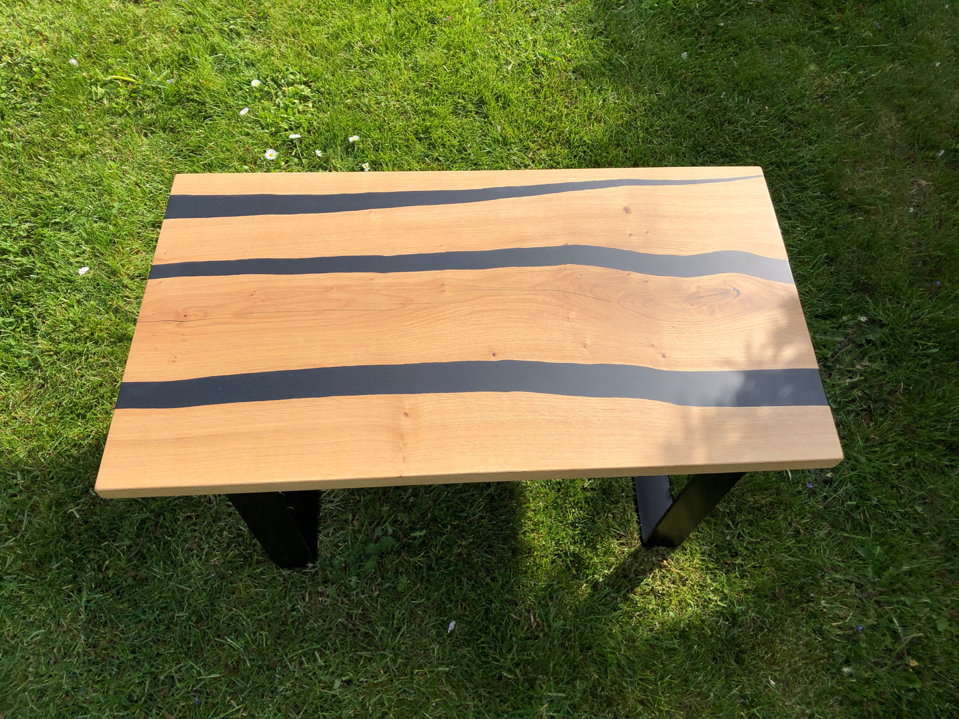 Couchtisch Eiche - Epoxy